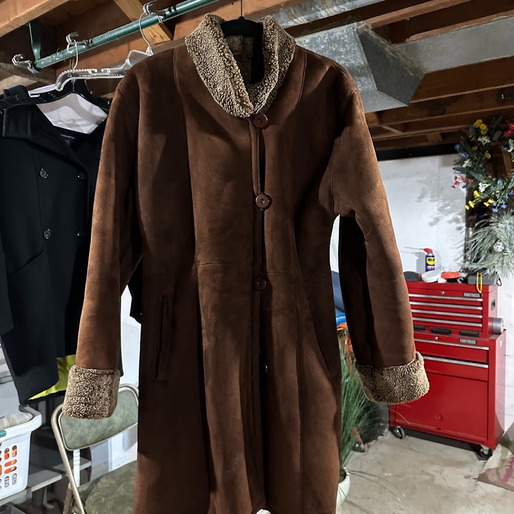 Blue duck women’s suede coat